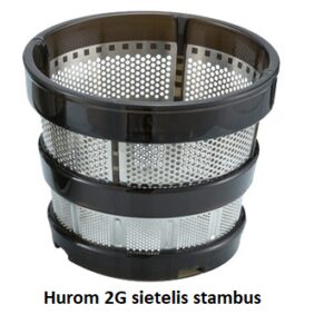 Sietelis stambiomis akutėmis Hurom antros kartos 2G sulčiaspaudėms