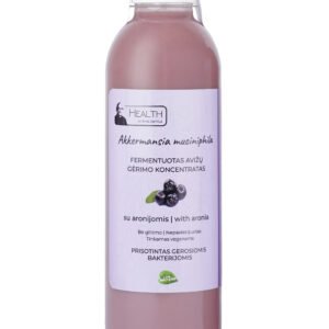 HEALTH_by_JD Akkermansia muciniphila su aronija, 0.75 L; 0,5L; 0,33L